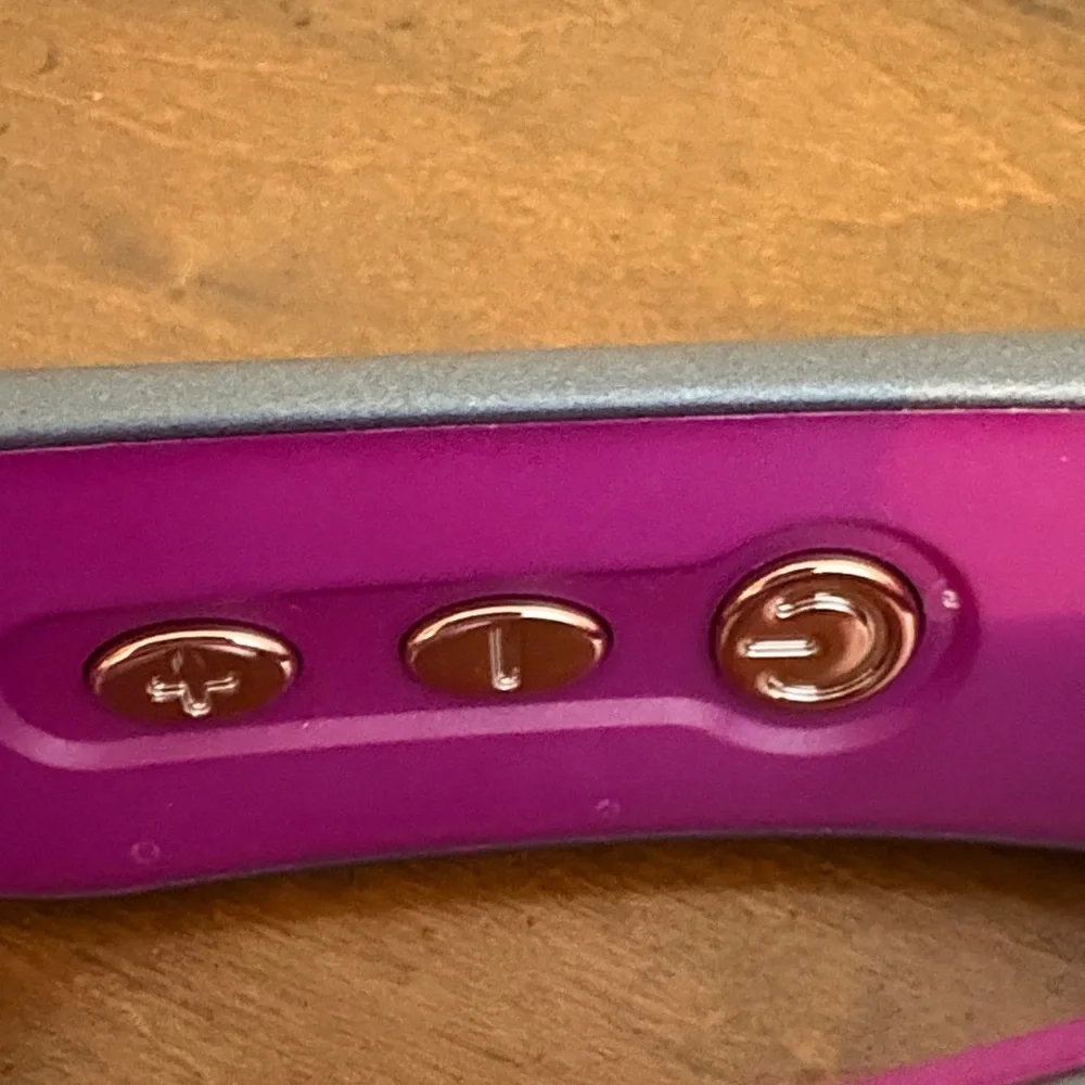 Gray and Pink Hair Straightener